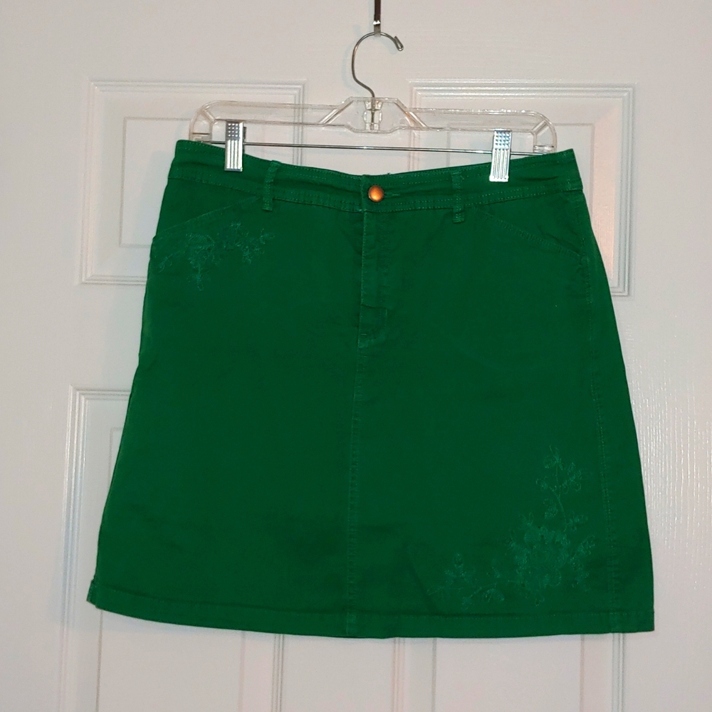 Green skort